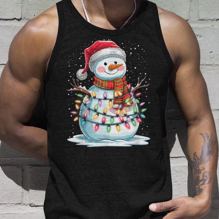 Merry Christmas Snowman Christmas Winter Xmas Eve Tank Top Geschenke für Ihn