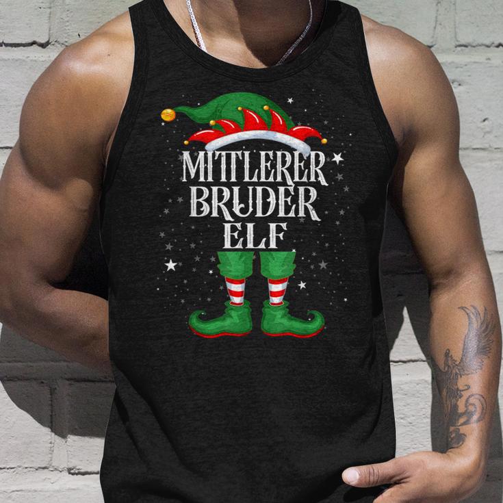 Middle Brother Elf Christmas Family Christmas Tank Top Geschenke für Ihn