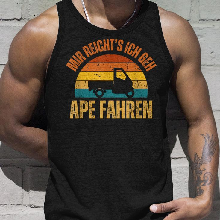 Mir Reicht's Ich Geh Ape Fahren Cult Tricycleespacar 50 Tank Top Geschenke für Ihn