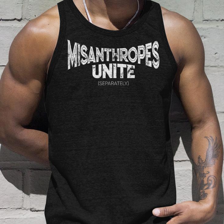 Misanthropes Unite Astociales Inverted Distressed Tank Top Geschenke für Ihn