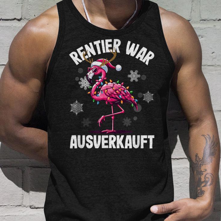 Moose Saying Reindeer Was Out Sold Christmas Tank Top Geschenke für Ihn