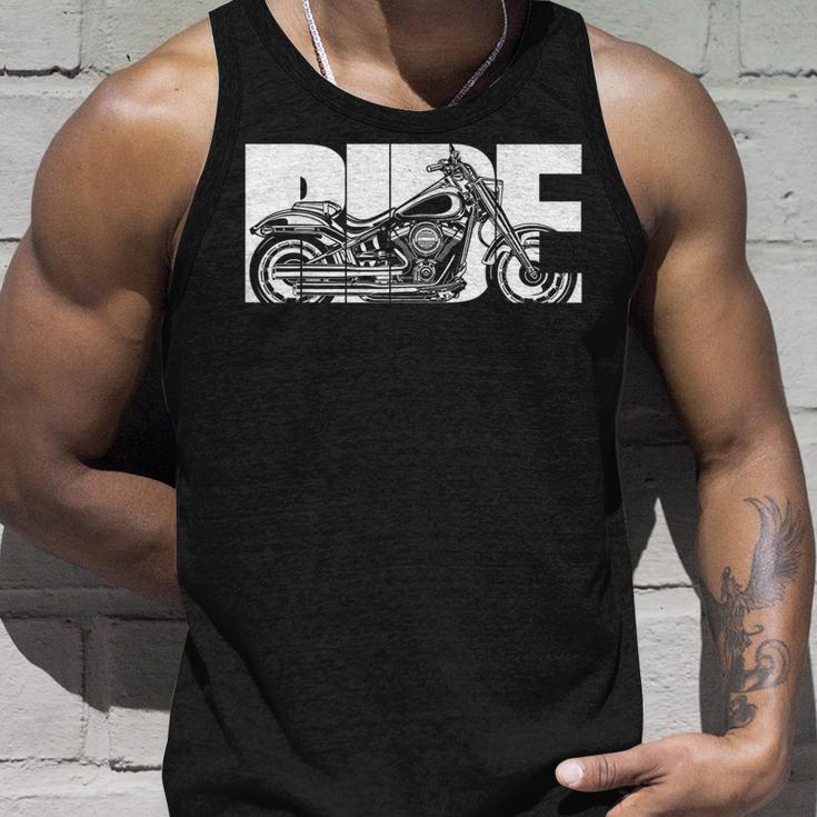 Motorcycle Biker Ride Tank Top Geschenke für Ihn