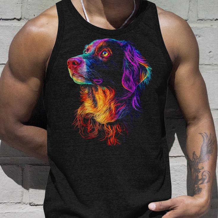 Munsterlander Dog Graphic Pet Colourful Munsterlander Tank Top Geschenke für Ihn