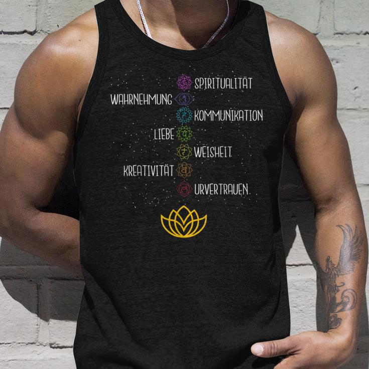 Namaste Yoga 7 Chakras Meditation S Tank Top Geschenke für Ihn