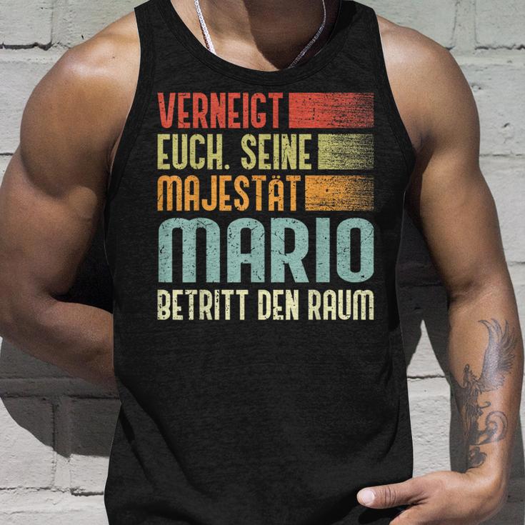 Name Mario -Erneigt Euch Seine Majestät Mario Tank Top Geschenke für Ihn