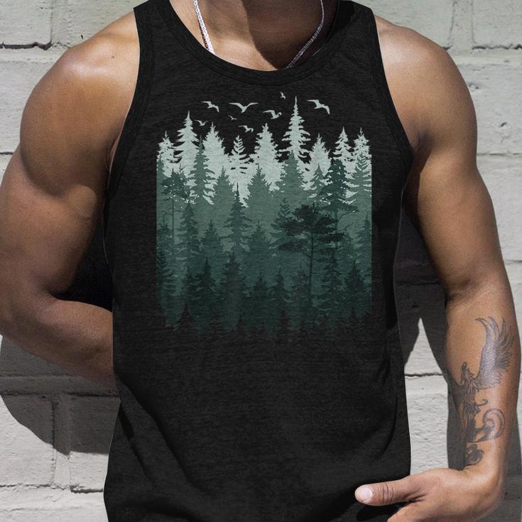 Nature Outdoor Treesintage Forest Tank Top Geschenke für Ihn