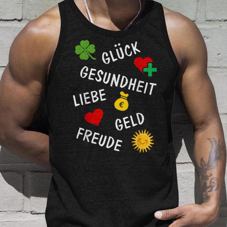 New Year's Eve Birthday New Year Outfit Wishes Lucky Charm Tank Top Geschenke für Ihn