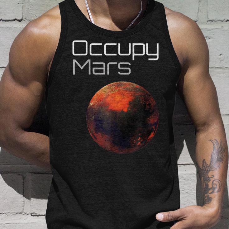 Occupy Mars Planet Mars Conquer Tank Top Geschenke für Ihn