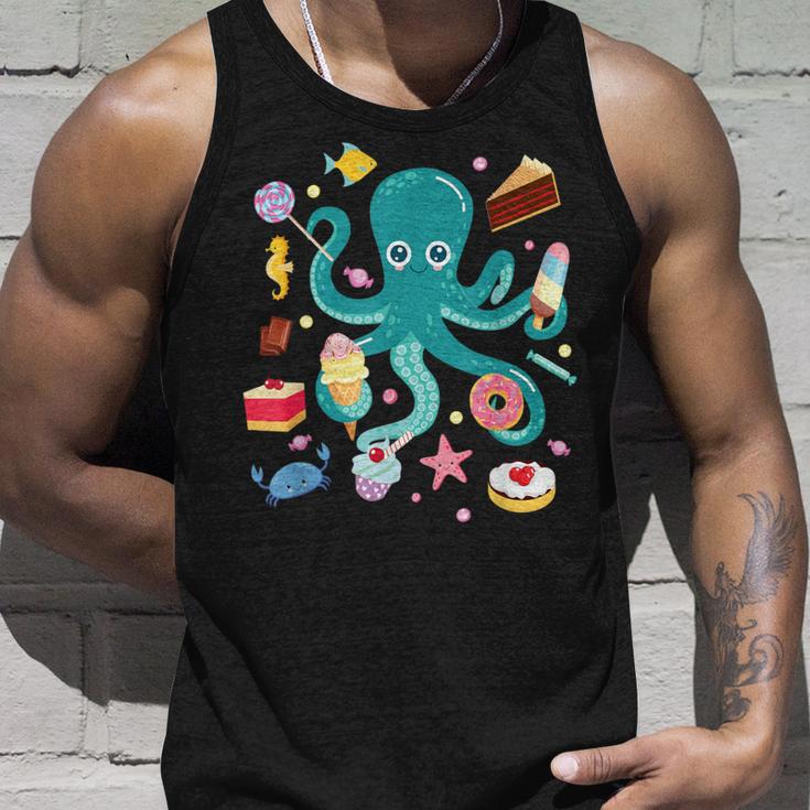 Octopus Cake Tentacle Sea Animals Children's Tank Top Geschenke für Ihn