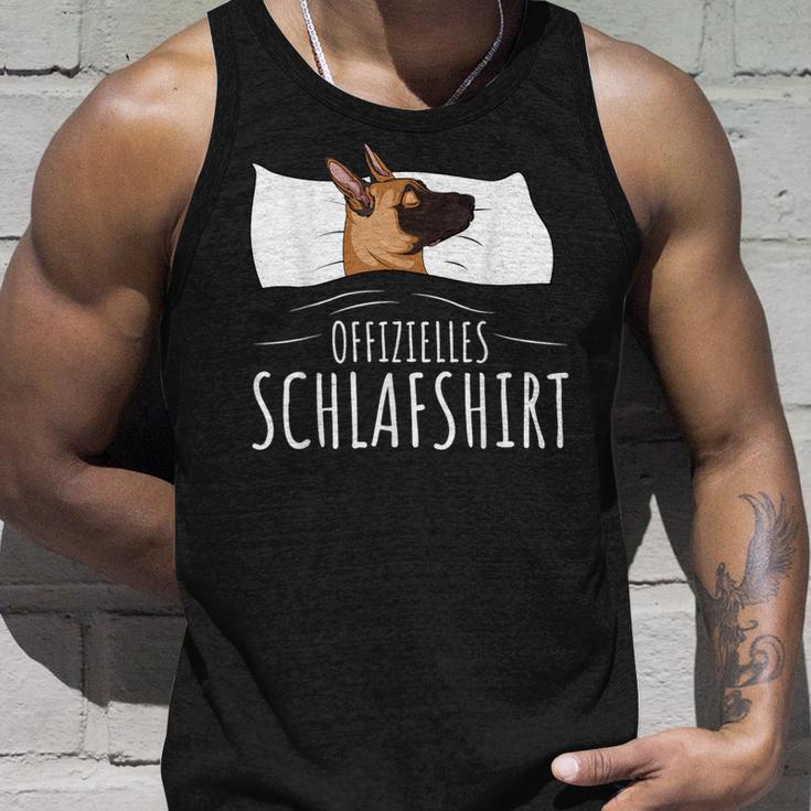 Official Malinois Dog Sleeping Pyjamas Tank Top Geschenke für Ihn