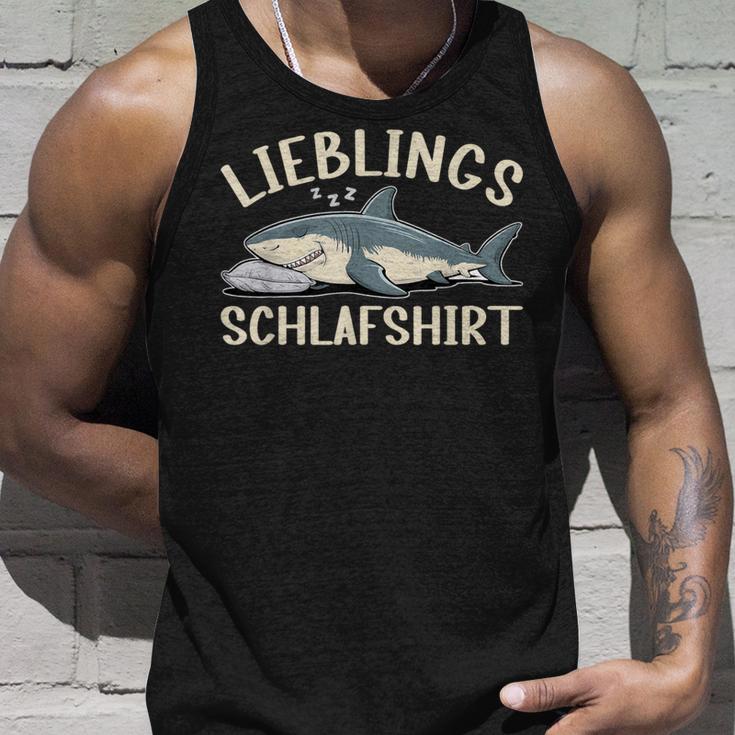 Official Sleep Shark Pyjamas Tank Top Geschenke für Ihn