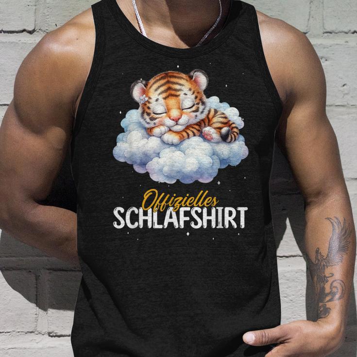 Official Sleep Tiger Nightdress Pyjamas Tank Top Geschenke für Ihn