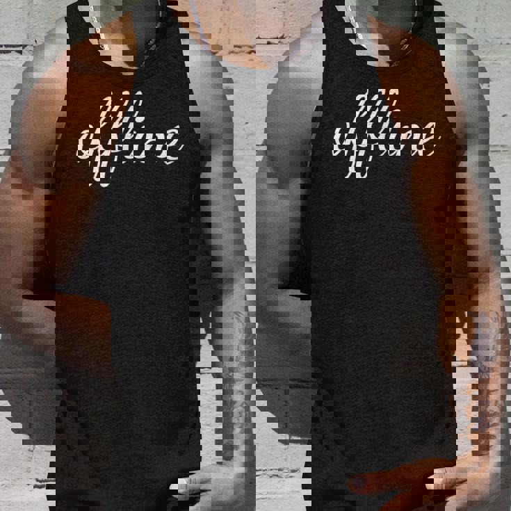 Offline Graphic Humour Holiday Leave Work Novelty Tank Top Gifts for Him
