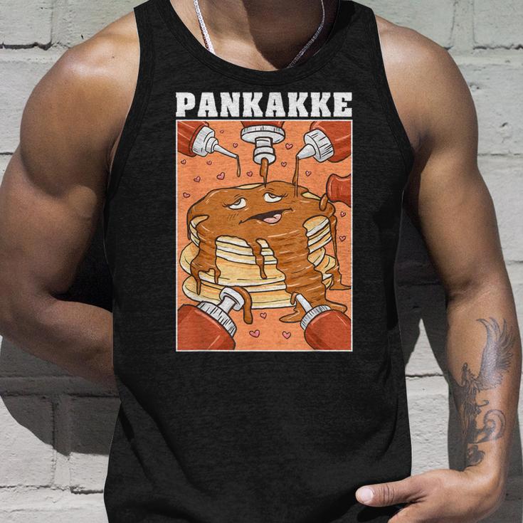 Pankakke Naughty Pancake Bukakke Ecchi Hentai Pun Tank Top Geschenke für Ihn