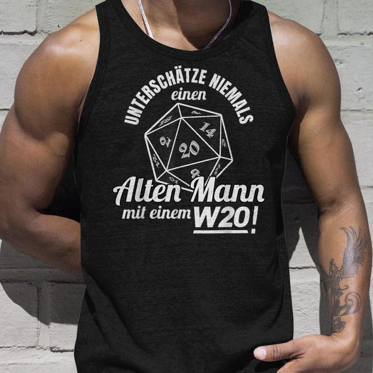 Pen Paper Fantasy Role Play D20 Slogan Tank Top Geschenke für Ihn