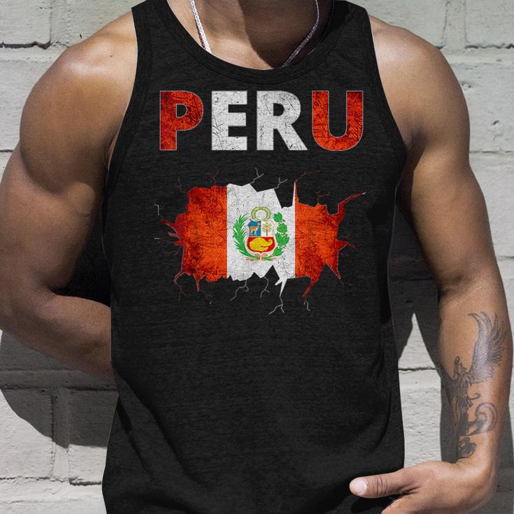 Peru Football Jersey Quali Peru Flag Tank Top Geschenke für Ihn