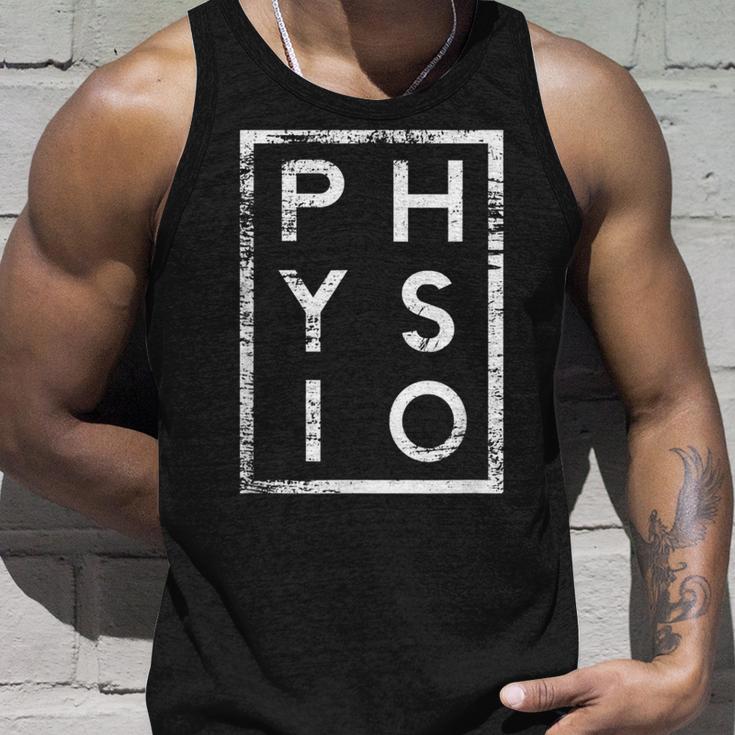 Physio Minimalism Physiotherapist Tank Top Geschenke für Ihn