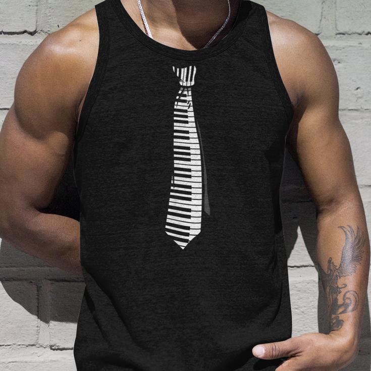 Piano Pianist Keyboard Tie Tank Top Geschenke für Ihn