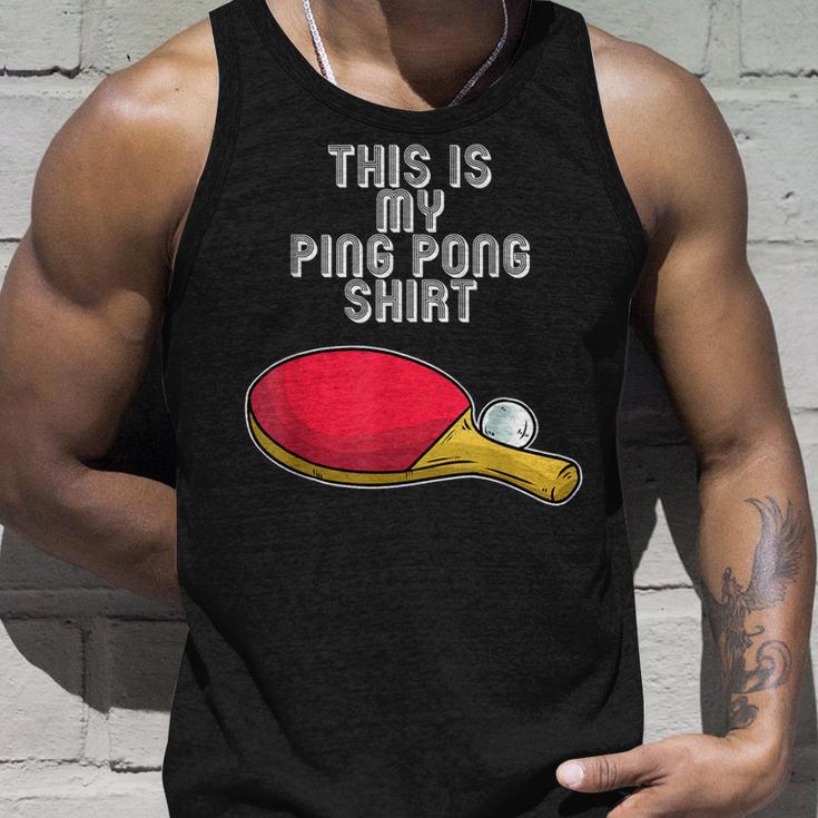 Ping Pong Hobby Table Tennis Slogan Tank Top Geschenke für Ihn