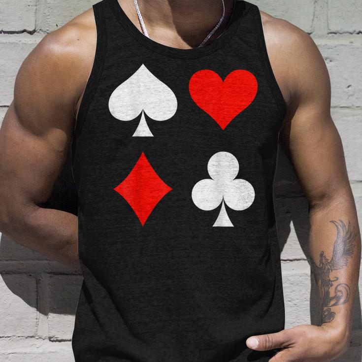 Playing Cards Skat Card Game Poker Costume Carnival Fancy Dress Tank Top Geschenke für Ihn