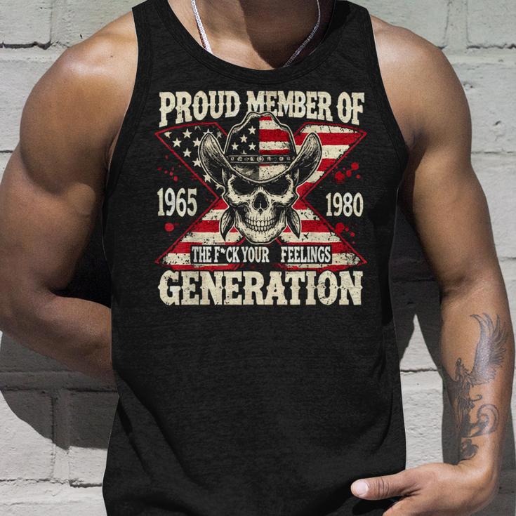 Proud Member Of 1965 1980 Generation Tank Top Geschenke für Ihn