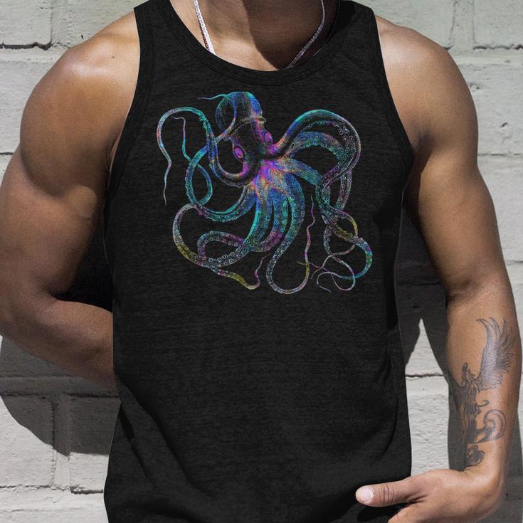 Psychedelic Octopus Octopus Tank Top Geschenke für Ihn