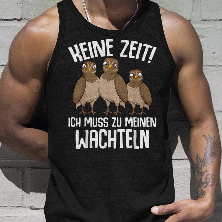 Quail Quail Quailers Quachtelzüchter Tank Top Geschenke für Ihn