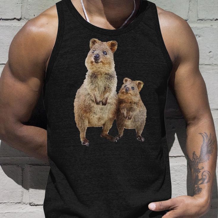 Quokka Australian Quokka With Baby Tank Top Geschenke für Ihn