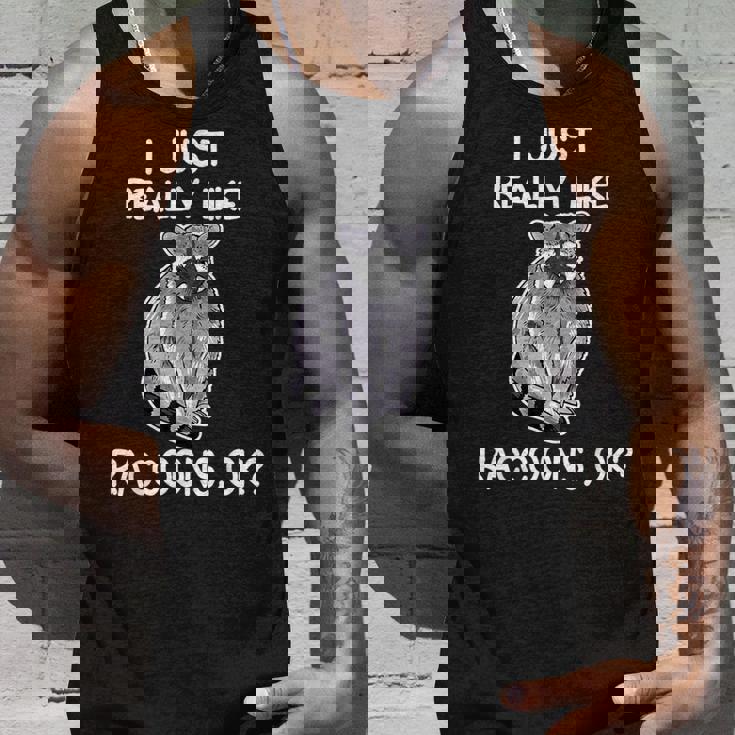 Raccoon Love Tank Top - Unisex | Cute & Quirky Statement Gifts for Him