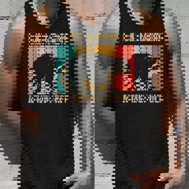 Raccoon Lover Introvert Tank Top - Unisex for Men & Women Gifts for Him