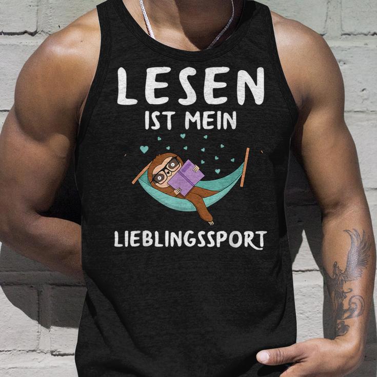 Reading Books Chain Reader Bookworm Book Lovers Saying Tank Top Geschenke für Ihn