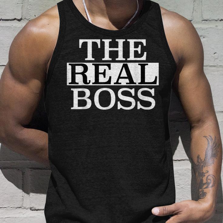 The Real Boss Tank Top Geschenke für Ihn