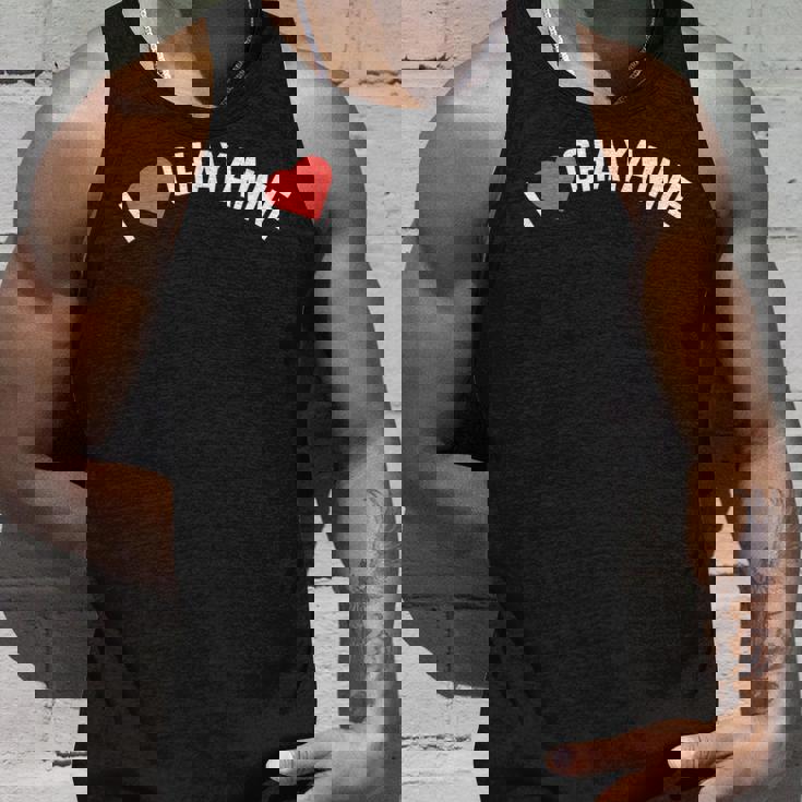 Regalo Para El Primer Nombre Chayanne I Love Chayanne Camiseta sin mangas Regalos para él