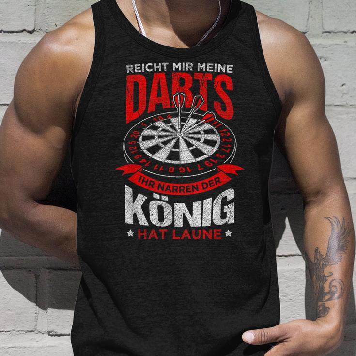 Reicht Mir Meine Darts Der König Hat Laune Dart Tank Top Geschenke für Ihn