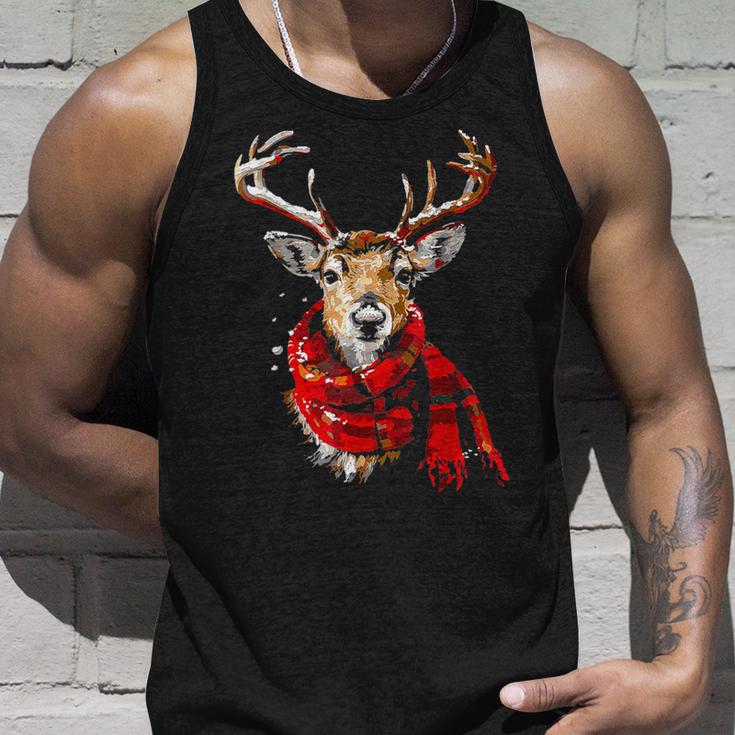 Reindeer Graphic Illustration Reindeer Tank Top Geschenke für Ihn