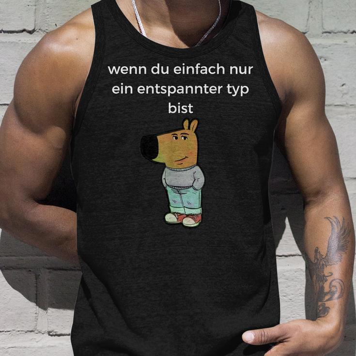 Relaxed Type Meme Chill Type Tank Top Geschenke für Ihn