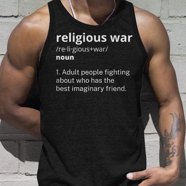 Religious War Noun Adult People Fighting About Who Has The Tank Top Geschenke für Ihn