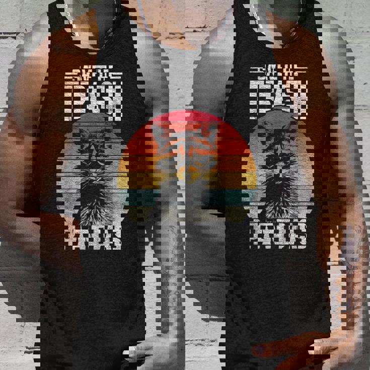 Retro Raccoon Tank Top | Support Wildlife Conservation Gifts for Him