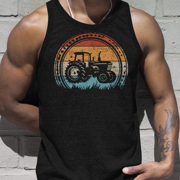 Retro Trekker Farmer Tractor Tank Top Geschenke für Ihn