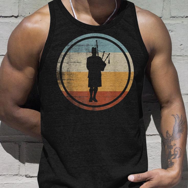 Retrointage Bagpipe Musician Bagpipe Player Tank Top Geschenke für Ihn