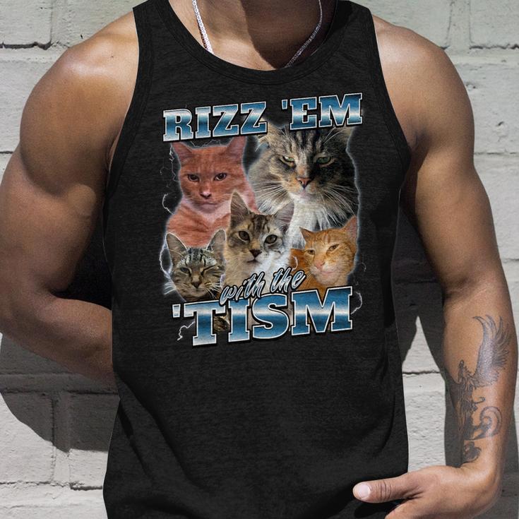 Rizz Em With The Tism Tank Top Geschenke für Ihn