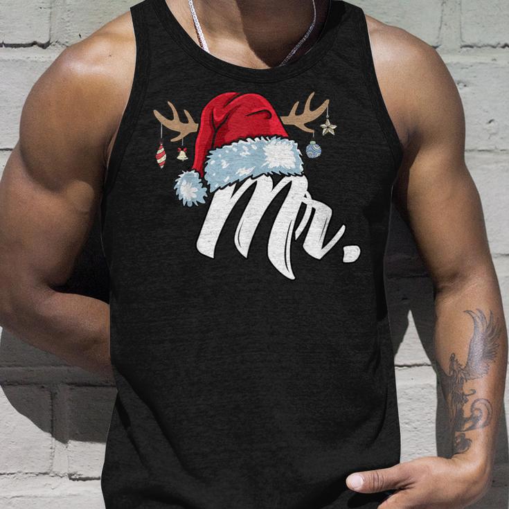 Santa Claus Hat Mr Partner Outfit For Christmas Tank Top Geschenke für Ihn