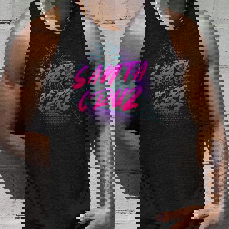 Santa Cruz Synthwaveaporwave 80S Retro Tank Top Geschenke für Ihn