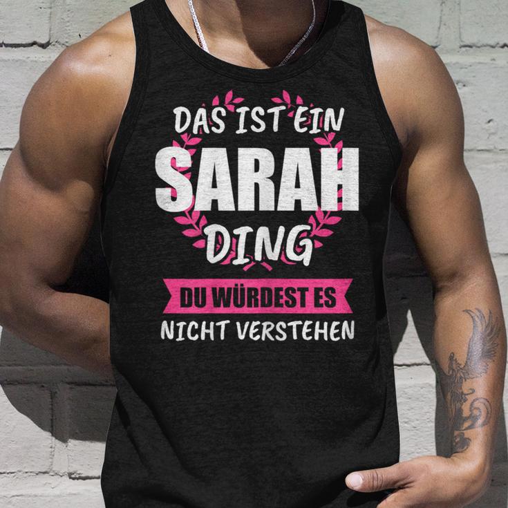 Sarah Name First Name Tank Top Geschenke für Ihn