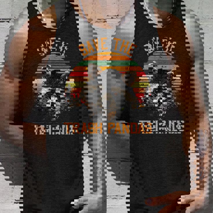Save Raccoons Unisex Tank Top | Eco-Friendly Wildlife Theme Gifts for Him