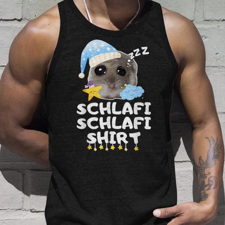 Schlafi Schlafi Sad Hamster Cute Hamstie Tank Top Geschenke für Ihn