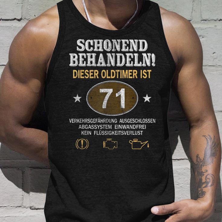 Schonend Behandeln Oldtimer Ist 71 Jahre 71St Birthday Tank Top Geschenke für Ihn