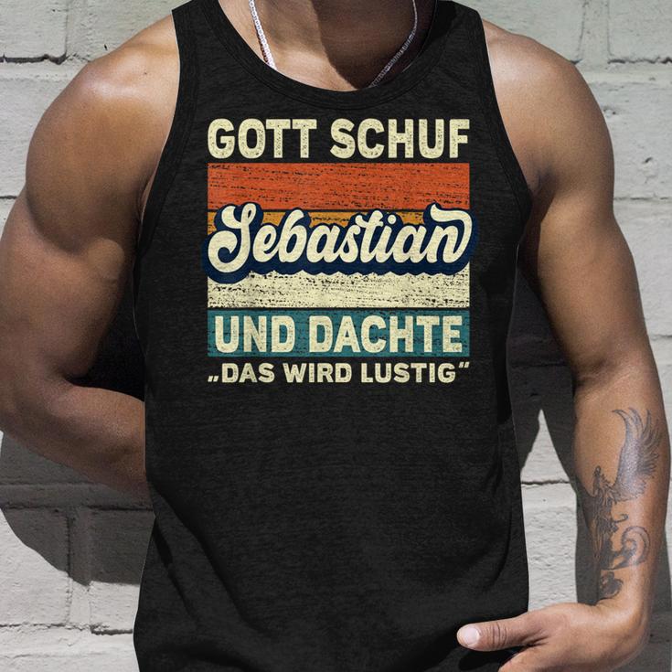 Sebastian Name Saying Gott Schuf Sebastian S Tank Top Geschenke für Ihn