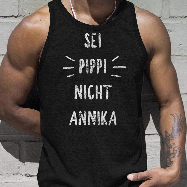 Sei Pippi Nicht Annika Inspiration Slogan Tank Top Geschenke für Ihn