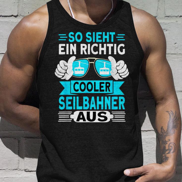 Seilbahn Gondel Seilbahner Tank Top Geschenke für Ihn